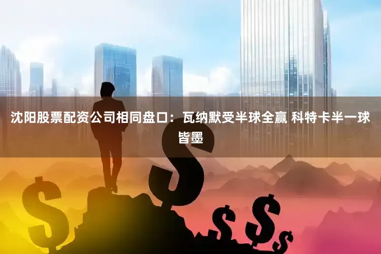 沈阳股票配资公司相同盘口：瓦纳默受半球全赢 科特卡半一球皆墨